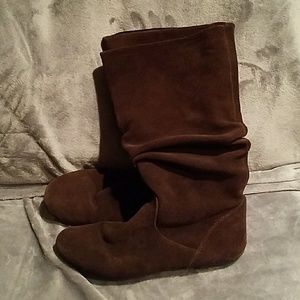 Steve Madden Suede Slouch Boots